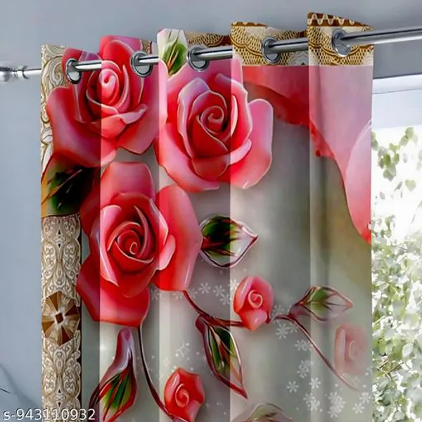 Multicolor_Polycotton_Blackout_Rose_Floral_Print_Eyelet_Curtain