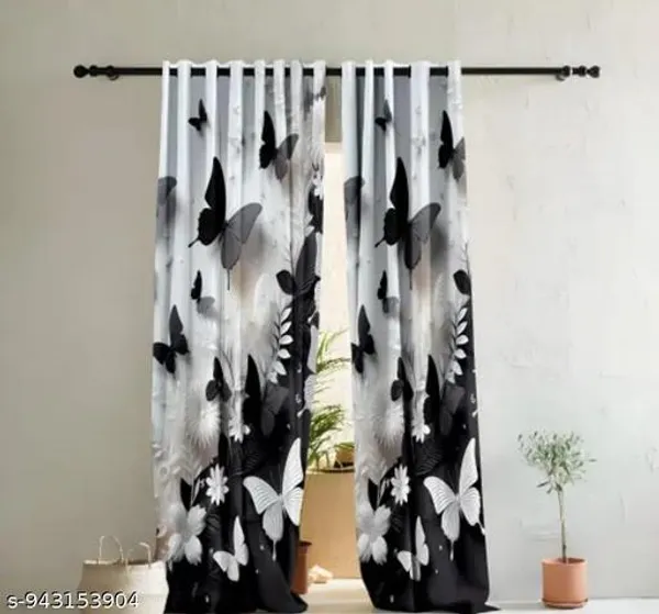 Multicolor_Polycotton_Blackout_Butterfly_Floral_Print_Curtain