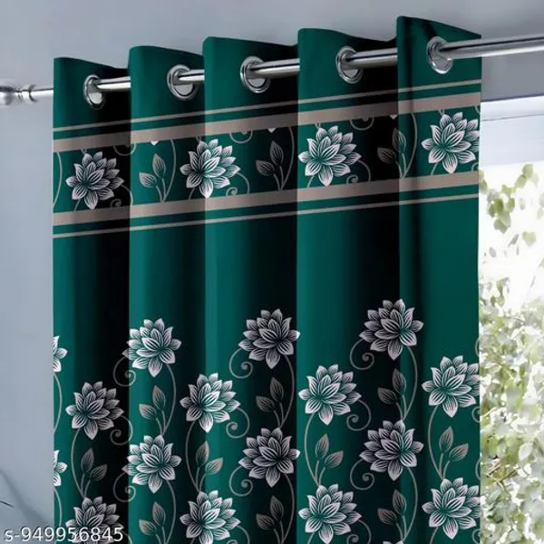 Pack_of_2_Pack_of_2__Multicolor_Polycotton_Modern_Green_Floral_Print_Eyelet_Window_Curtain