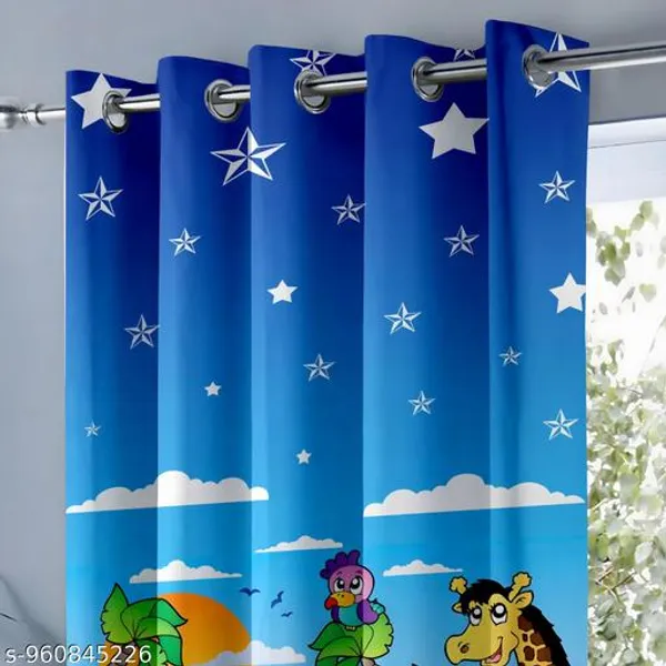 Multicolor_Polycotton_Kids_Jungle_Safari_Cartoon_Animal_Print_Window_Curtain