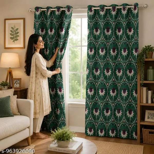 Multicolor_Polycotton_Printed_Eyelet_Window_Curtain