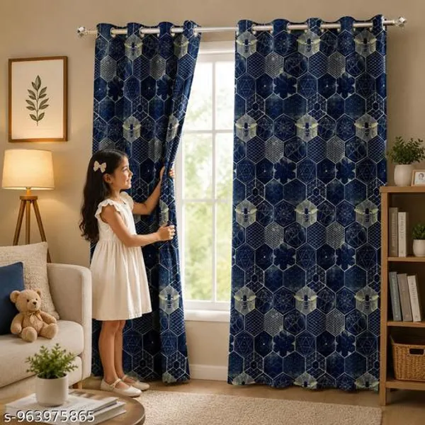 Multicolor_Polycotton_Designer_Printed_Eyelet_Window_Curtain