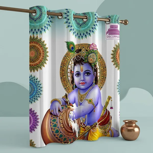 Multicolor_Polycotton_Devotional_God_3D_Print_Mandir_Door_Curtain
