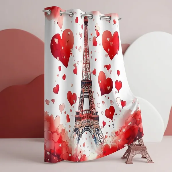 Multicolor_Polycotton_3D_Printed_Door_Curtain