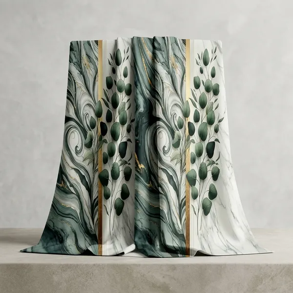 Multicolor_Polycotton_3D_Printed_Door_Curtain