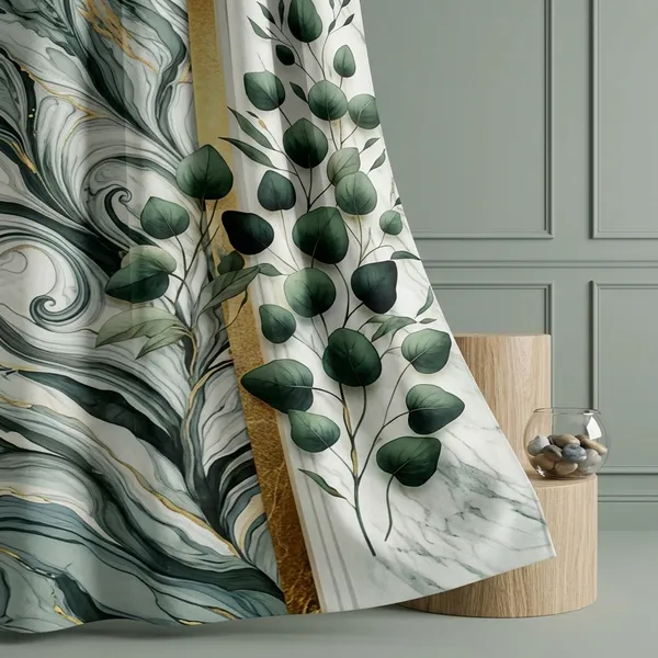 Multicolor_Polycotton_3D_Printed_Door_Curtain