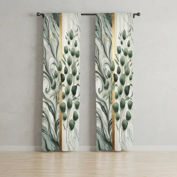 Multicolor_Polycotton_3D_Printed_Door_Curtain