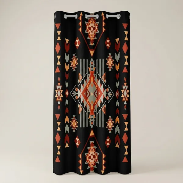 Multicolor_Polycotton_3D_Print_Door_Curtain