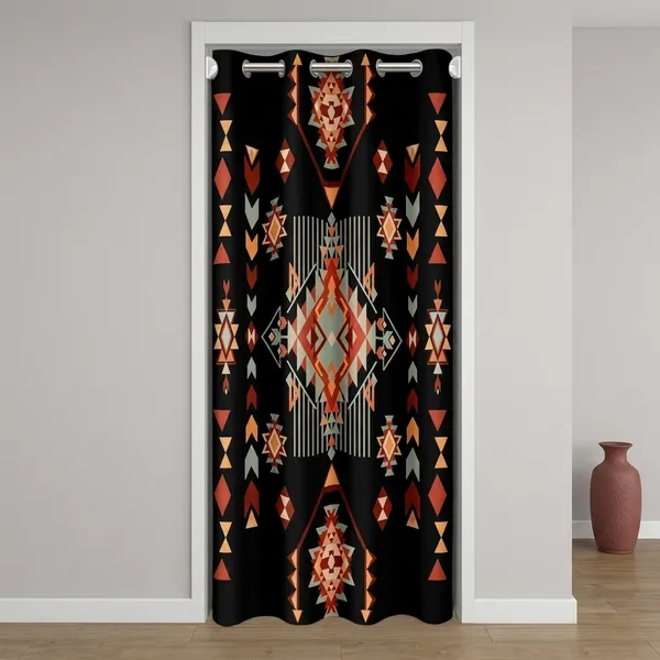 Multicolor_Polycotton_3D_Print_Door_Curtain