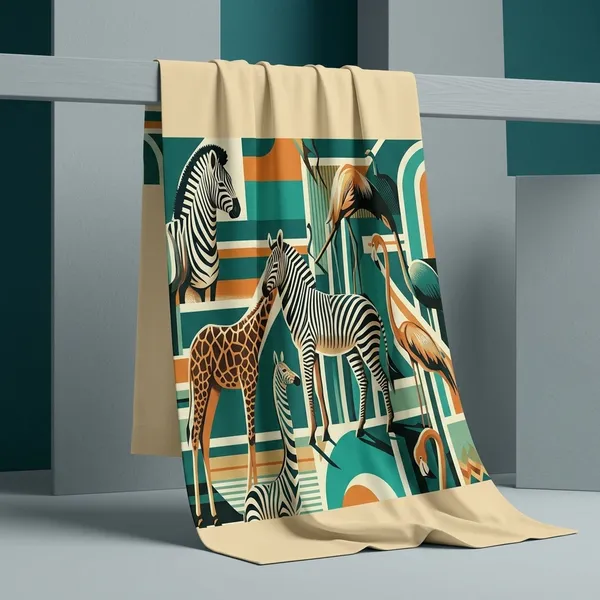 Multicolor_Polycotton_3D_Printed_Door_Curtain