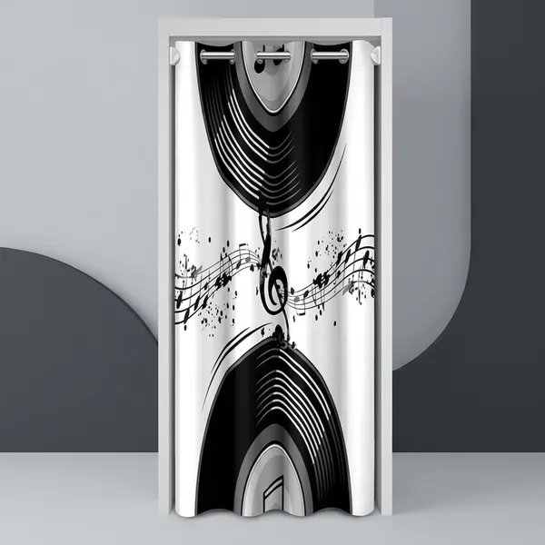 Multicolor_Polycotton_3D_Printed_Door_Curtain