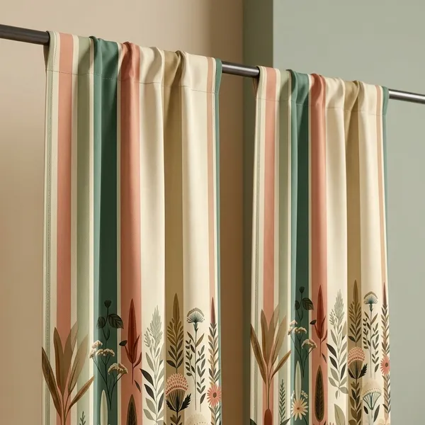 Multicolor_Polycotton_3D_Printed_Door_Curtain