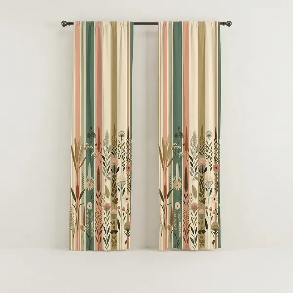 Multicolor_Polycotton_3D_Printed_Door_Curtain