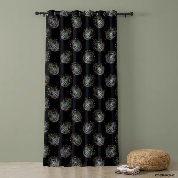 Multicolor_Polycotton_Living_Room_Printed_Door_Curtain