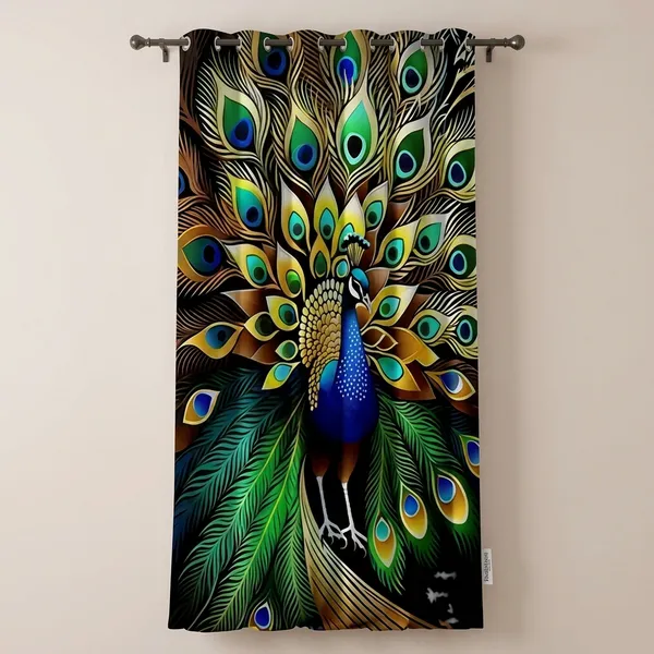 Multicolor_Polycotton_Living_Room_Print_Window_Curtain