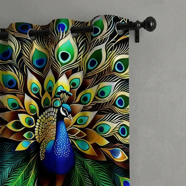Multicolor_Polycotton_Living_Room_Print_Window_Curtain