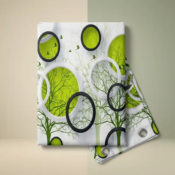 Multicolor_Polycotton_3D_Printed_Long_Door_Curtain