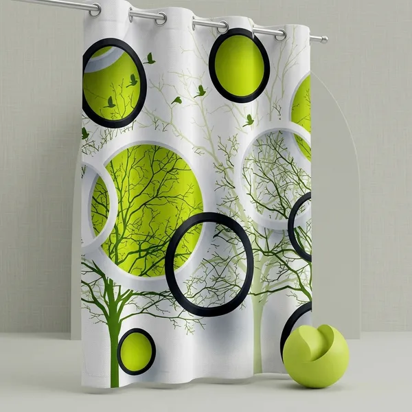 Multicolor_Polycotton_3D_Printed_Long_Door_Curtain