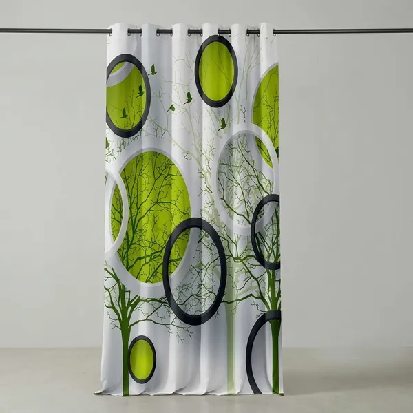 Multicolor_Polycotton_3D_Printed_Long_Door_Curtain