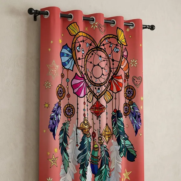 Multicolor_Polycotton_Home_3D_Printed_Long_Door_Curtain