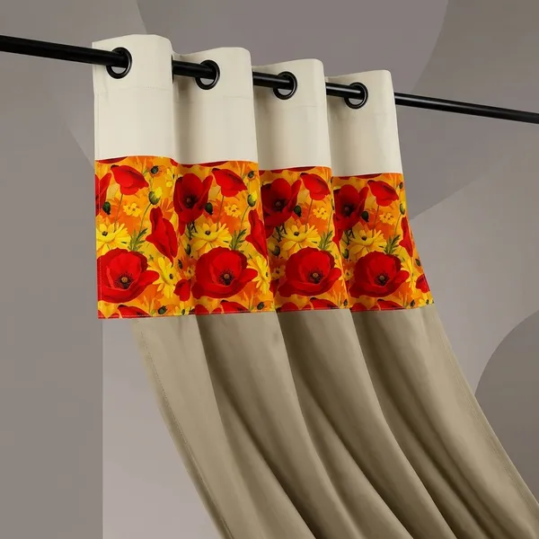 Multicolor_Polycotton_3D_Printed_Door_Curtain