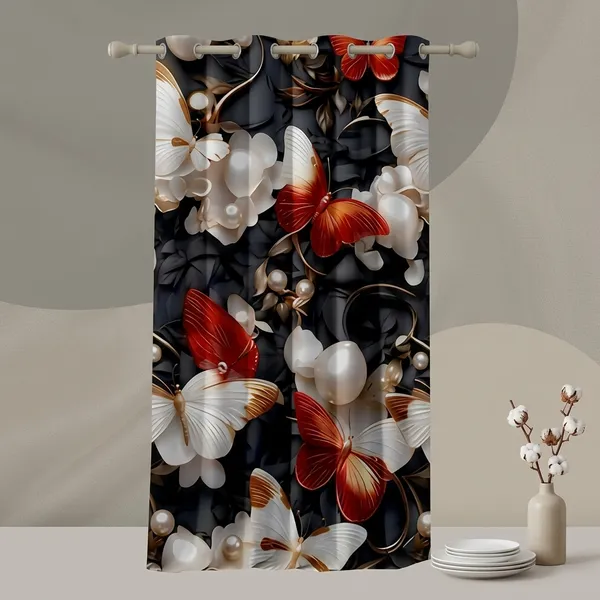 Multicolor_Polycotton_3D_Print_Door_Curtain