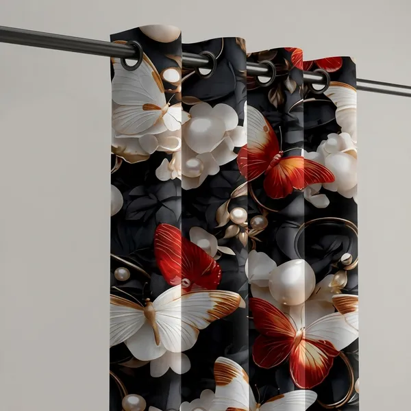 Multicolor_Polycotton_3D_Print_Door_Curtain