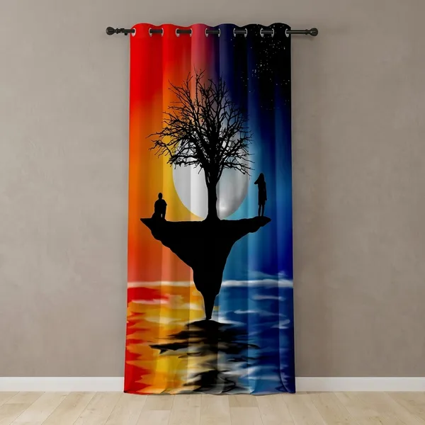 Multicolor_Polycotton_Blackout_Soundproof_Door_Curtain