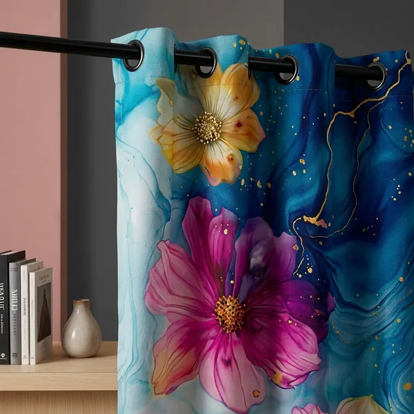 Multicolor_Polycotton_Blackout_Soundproof_Door_Curtain