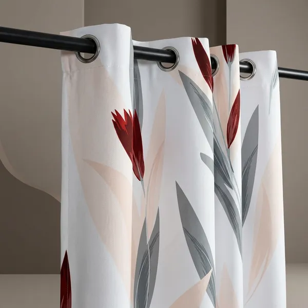 Multicolor_Polycotton_Blackout_Door_Curtain