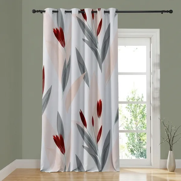 Multicolor_Polycotton_Blackout_Door_Curtain