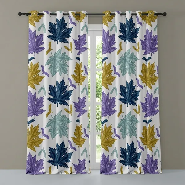 Multicolor_Polycotton_Blackout_Door_Curtain