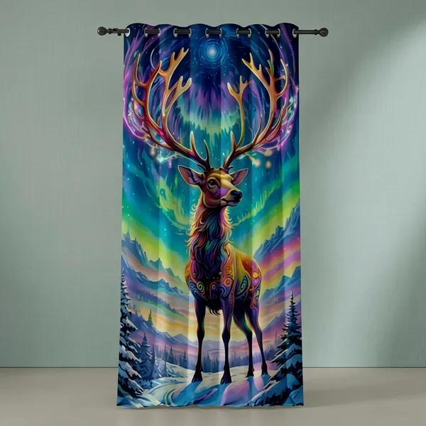 Multicolor_Polycotton_Blackout_Door_Curtain