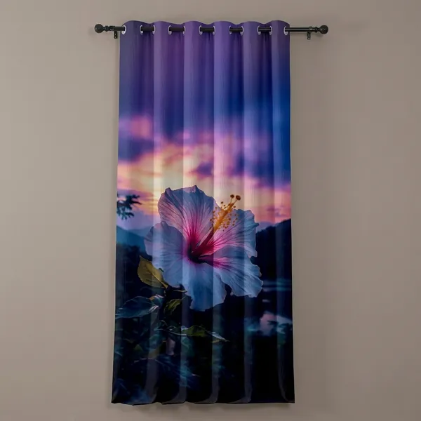 Multicolor_Polycotton_Crush_Texture_3D_Printed_Door_Curtain