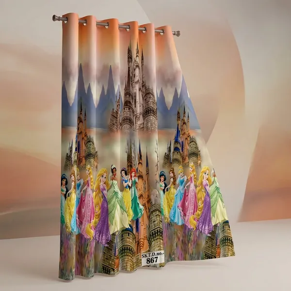 Multicolor_Polycotton_3D_Print_Door_Curtain