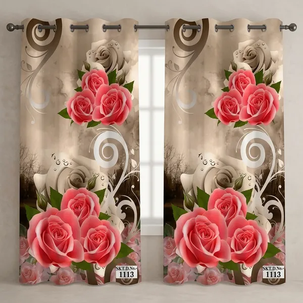 Multicolor_Polycotton_3D_Digital_Printed_Door_Curtain