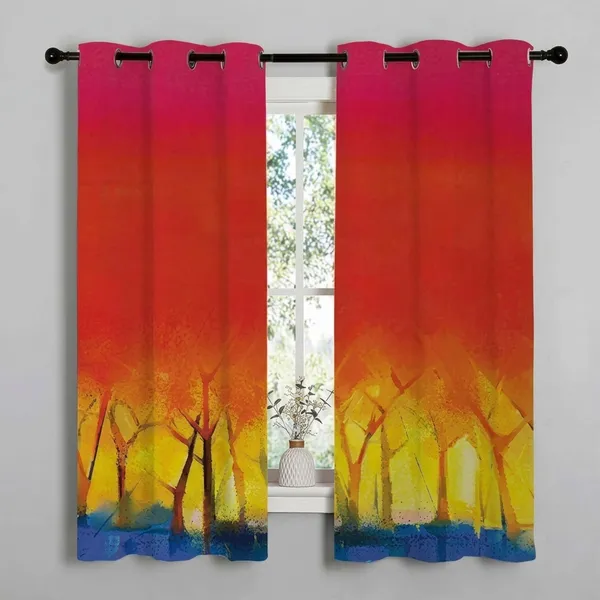 Multicolor_Polycotton_3D_Digital_Print_Door_Curtain