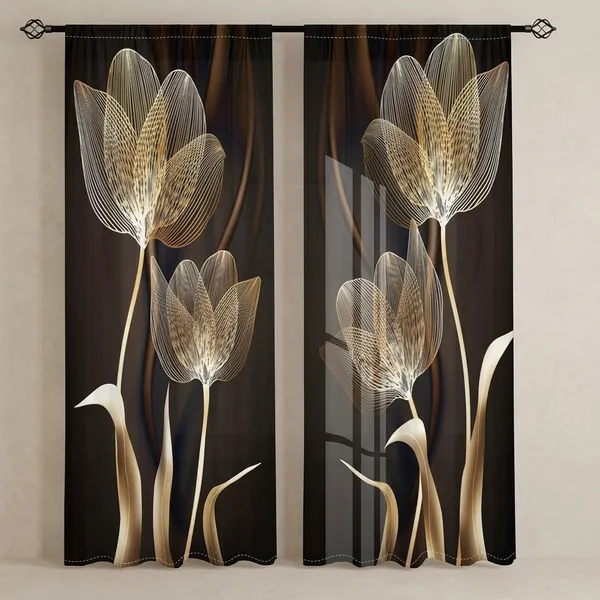 Pack_of_2_Pack_of_2__Multicolor_Polycotton_3D_Print_Light_Filtering_Door_Curtain