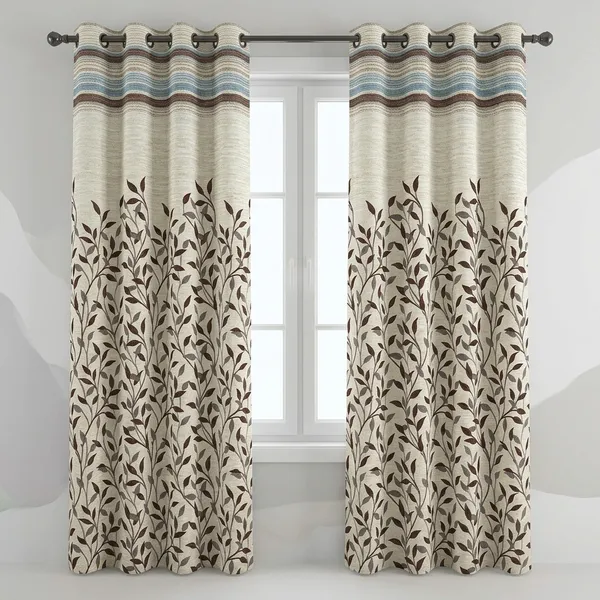 Multicolor_Polycotton_Blackout_Door_Curtain