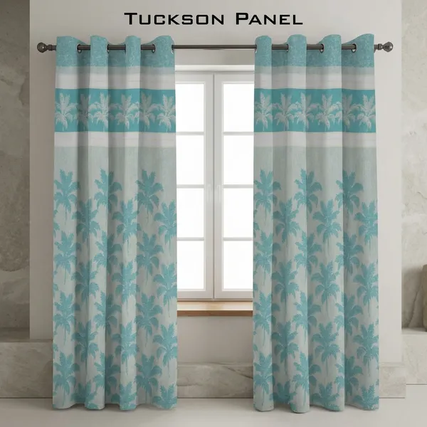 Multicolor_Polycotton_Blackout_Door_Curtain