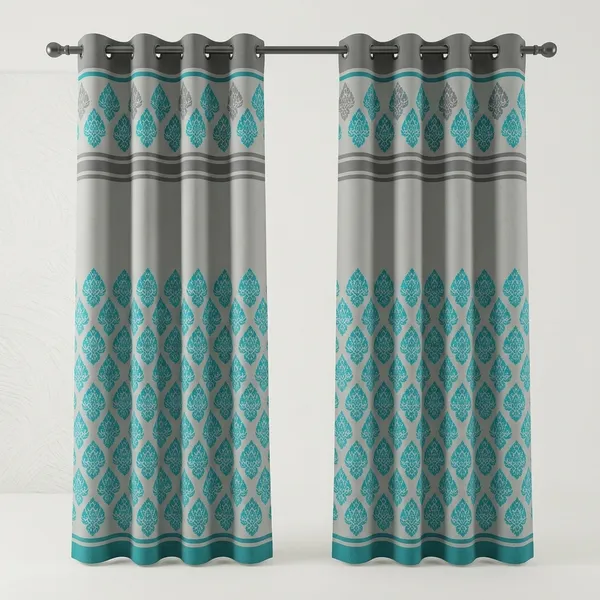 Multicolor_Polycotton_Blackout_Print_Door_Curtain