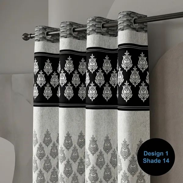 Multicolor_Polycotton_Blackout_Door_Curtain