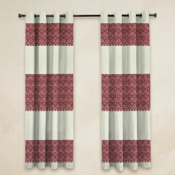 Multicolor_Polycotton_Blackout_Door_Curtain