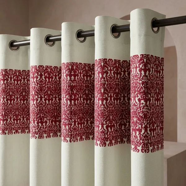 Multicolor_Polycotton_Blackout_Door_Curtain