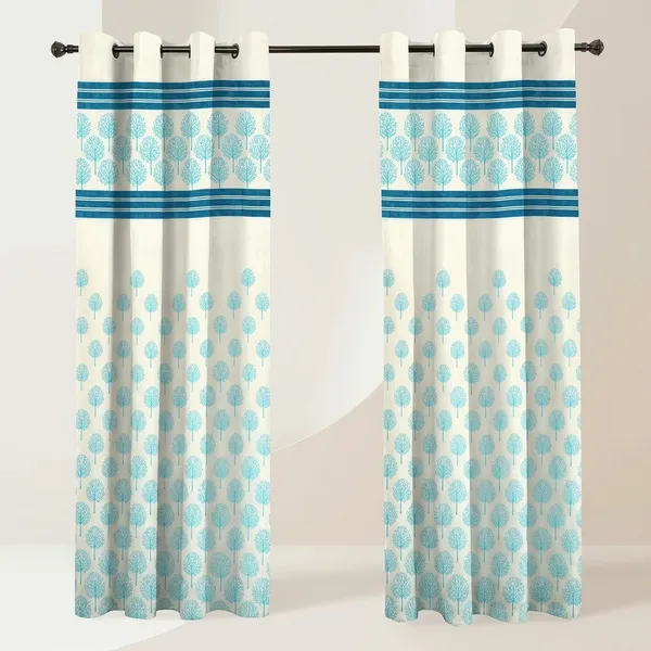 Multicolor_Polycotton_Blackout_Door_Curtain