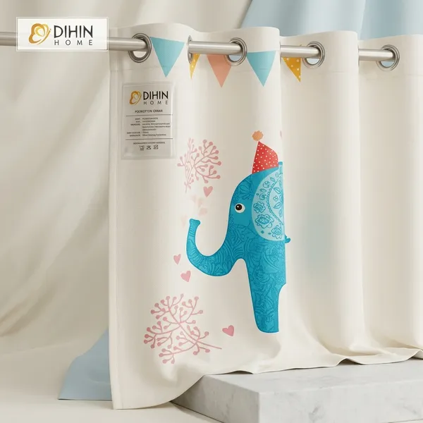 Pack_of_2_Pack_of_2__Multicolor_Polycotton_Kids_Unicorn_Rainbow_Print_Door_Curtain