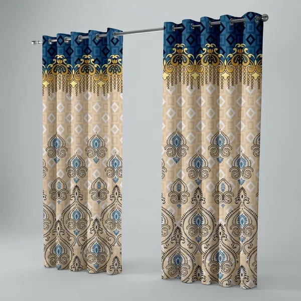 Multicolor_Polycotton_Regal_Patterned_Window_Curtain