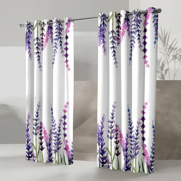 Multicolor_Polycotton_Contemporary_3D_Botanical_Print_Window_Curtain