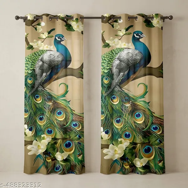 Multicolor_Polycotton_Sheer_3D_Print_Door_Curtain