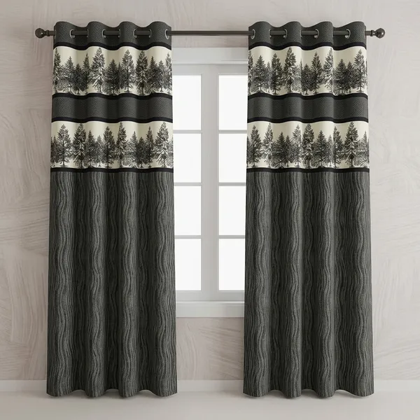 Multicolor_Polycotton_3D_Blackout_Print_Door_Curtain